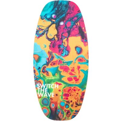 Switch Boards Flow Abstract Skimboard (Blue) - Blue;Orange - Size: 34" Switch Boards Flow Abstract Skimboard (Blue) - Blue;Orange - Size: 34"