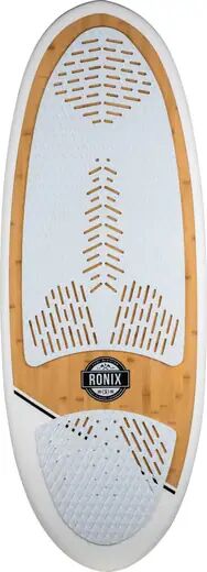 Ronix Koal Classic Longboard Wakesurf Board (Bamboo Wood) - White - Size: 4'10