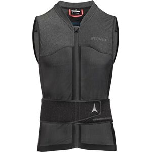 Atomic Live Shield Vest Amid Back Protector (Black)  - Black - Size: Small