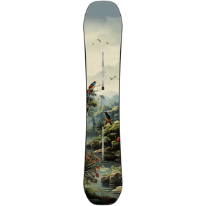 Burton Custom Board Flying V Snowboard (Jungle) - Green;Blue;Pink Burton Custom Board Flying V Snowboard (Jungle) - Green;Blue;Pink