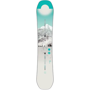 Burton Feelgood Flying V Women's Snowboard (Blue) - Blue;White Burton Feelgood Flying V Women's Snowboard (Blue) - Blue;White