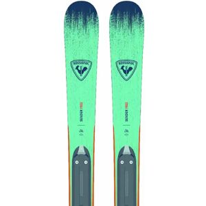 Rossignol Sender JR + Kid7 Bindings Kids Skis (Teal) - Teal;Red;Black Rossignol Sender JR + Kid7 Bindings Kids Skis (Teal) - Teal;Red;Black