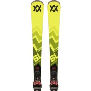 Völkl Racetiger SL R JR + Comp 10 TCX Junior Skis (Black) - Black Völkl Racetiger SL R JR + Comp 10 TCX Junior Skis (Black) - Black