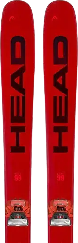 Head Kore 99 Skis + Attack 14 GW Bindings (23/24) - Red;Black