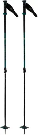 Rossignol Escaper Telescopic Adjustable Ski Poles (Teal) - Teal;Black