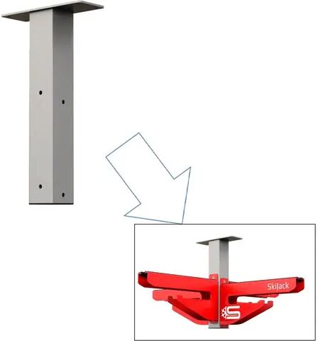 Skijack Ceiling Mount For Ski And Snowboard Hanger