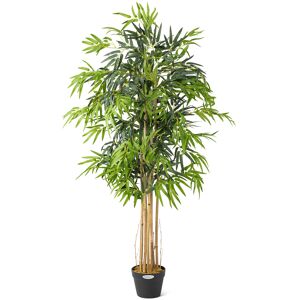 Christow Artificial Bamboo Plant - 5ft - Multi Coloured