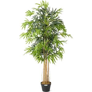 Christow Artificial Bamboo Plant - 5ft - Multi Coloured