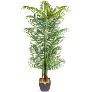 Christow Artificial Areca Palm Tree - Green