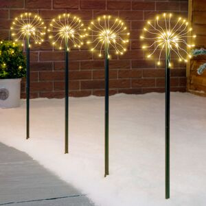 Christow Christmas Starburst Pathway Lights - Warm White