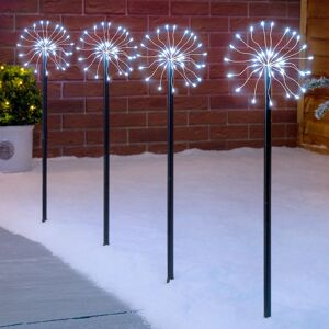 Christow Christmas Starburst Pathway Lights - White