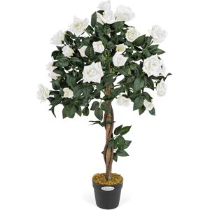 Christow Artificial Rose - Cream (3ft) - Cream