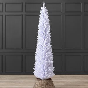 Christow White Pencil Christmas Tree (7ft) - White