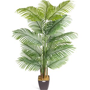 Christow Artificial Areca Palm Tree - Green