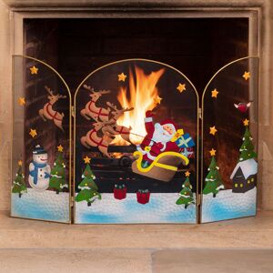 Christow Sleigh Fireguard (H49cm) - Multi Coloured