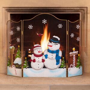 Christow Snowman Fireguard (H61cm) - Multi Coloured