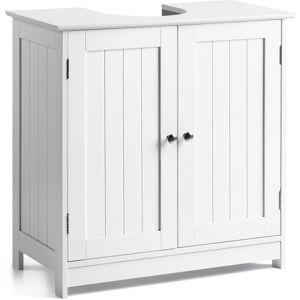 Christow White Under Sink Bathroom Cabinet (Cut-out size: W19.5cm x D22cm) - White