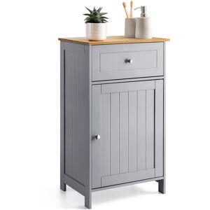 Christow Lustleigh Grey Bathroom Unit With Drawer - Grey