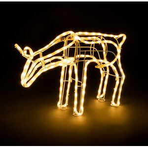 Christow Warm White LED Reindeer - Grazing - Warm White