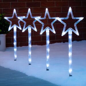 Christow LED Star Path Lights (White) - White