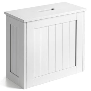 Christow White Bathroom Cleaning Tidy Box – H29.5cm x W33.6cm x D13.4cm - White