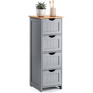 Christow Lustleigh Grey Bathroom Drawer Unit - Grey