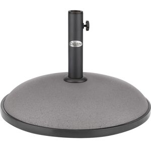 Christow 25kg Round Parasol Base With 35mm 38mm 48mm Adaptor - Grey