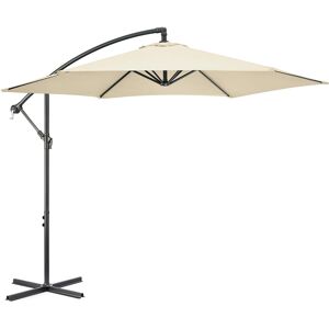 Christow Banana Parasol 3m - Cream - Cream