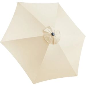 Christow 2.4m Replacement Parasol Canopy - Cream