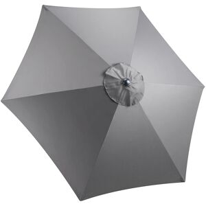 Christow 2.4m Replacement Parasol Canopy - Grey