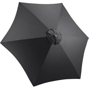 Christow 2.7m Replacement Parasol Canopy - Black