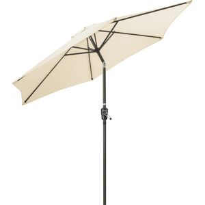 Christow 2.7m Tilting Parasol - Cream - Cream