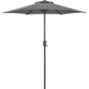 Christow 2m Parasol With Crank - Grey - Grey