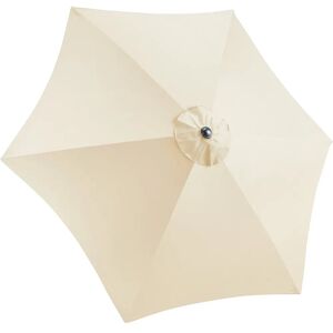Christow 2.7m Replacement Parasol Canopy - Cream