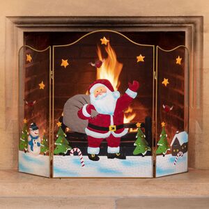 Christow Santa Fireguard (H61cm) - Multi Coloured
