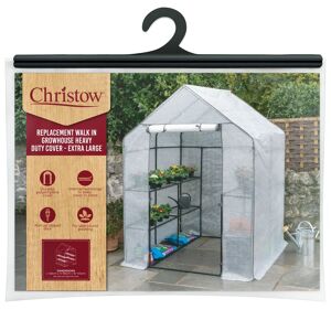 Christow Walk-In Greenhouse Cover - X Large - Clear