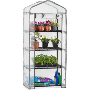 Christow 4 Tier Mini Greenhouse - PE - Clear