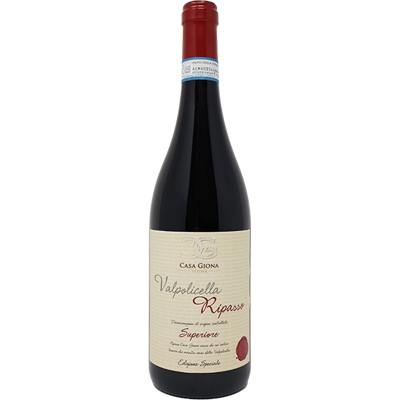 Casa Giona Valpolicella Ripasso DOCG Superiore 2021 - Country: Italy - Capacity: 0.75 Casa Giona Valpolicella Ripasso DOCG Superiore 2021 - Country: Italy - Capacity: 0.75