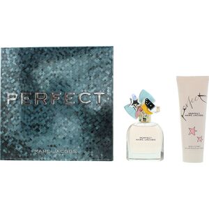 Marc Jacobs Womens Perfect Eau De Parfum 50ml + Body Lotion 75ml Gift Set - One Size Marc Jacobs Womens Perfect Eau De Parfum 50ml + Body Lotion 75ml Gift Set - One Size