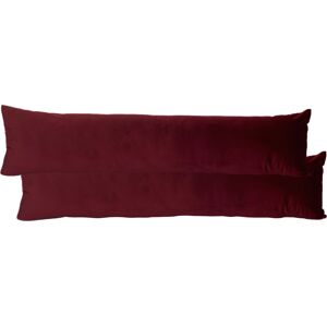 Evans Lichfield Opulence Draught Excluder (Twin Pack) - Burgundy - One Size Evans Lichfield Opulence Draught Excluder (Twin Pack) - Burgundy - One Size