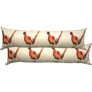 Evans Lichfield Hunter Pheasant Draught Excluder (Twin Pack) - Multicolour - One Size Evans Lichfield Hunter Pheasant Draught Excluder (Twin Pack) - Multicolour - One Size
