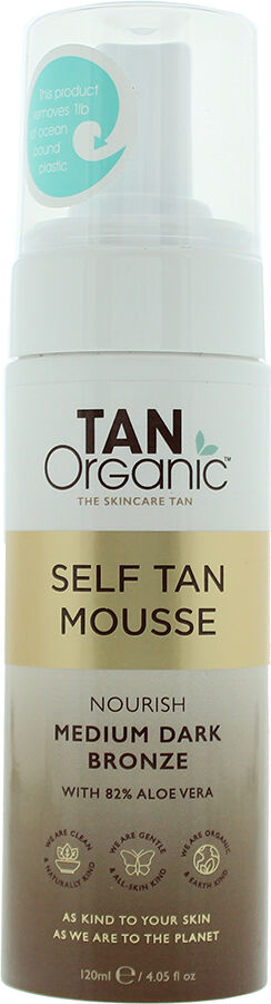 Tanorganic Womens Self Tan Mousse 120ml Medium Dark Bronze - One Size