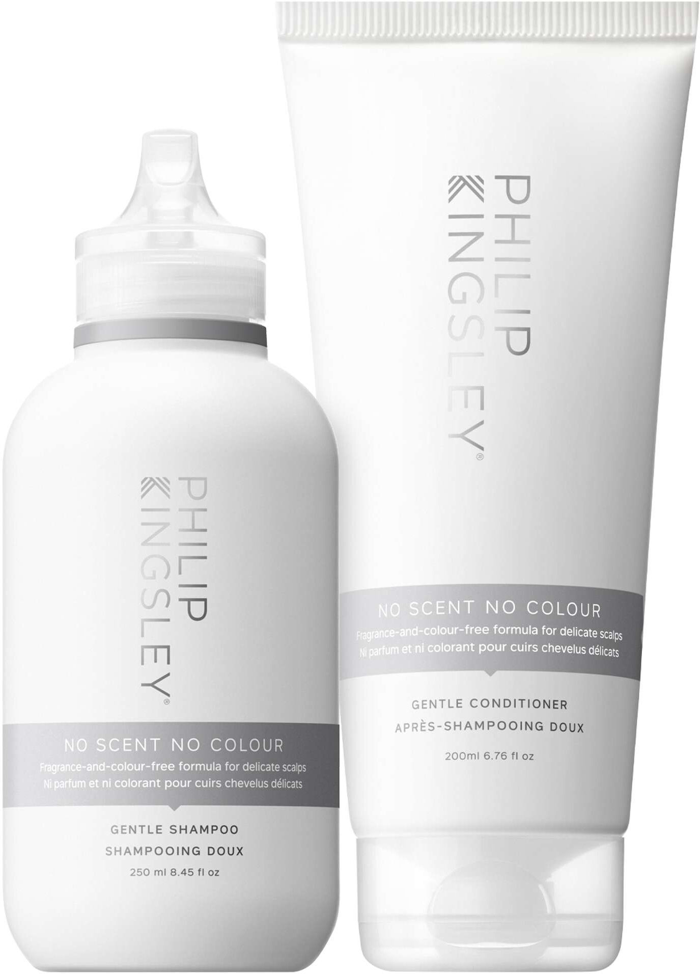 Philip Kingsley Unisex No Scent No Colour Shampoo & Conditioner Set - Gentle Care Duo (Value £56) - One Size