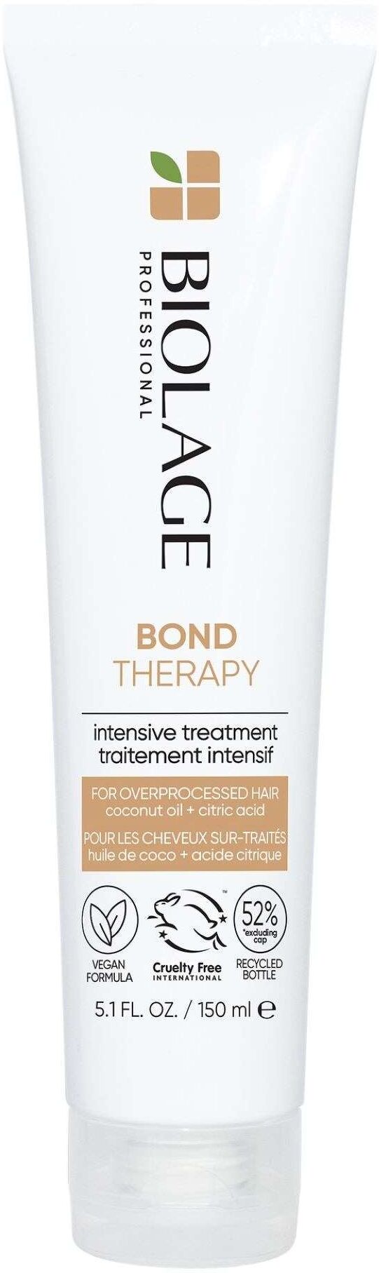 Biolage Womens Bond Therapy Pre-Shampoo Treatment With Citric Acid & Coconut Oil For Damaged Hair - One Size