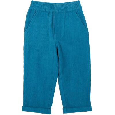 Kite Clothing Boys Cord Pull Ons - Blue Cotton - Size 0-3m Kite Clothing Boys Cord Pull Ons - Blue Cotton - Size 0-3m