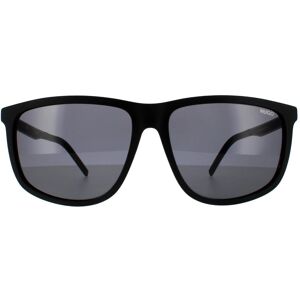 Hugo Hugo Boss Hugo Boss By Rectangle Mens Matte Black Grey Sunglasses - One Size