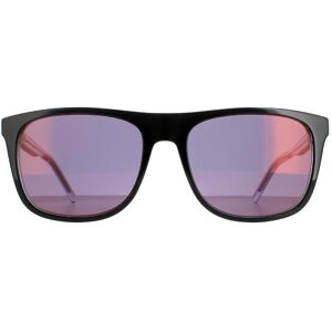 Hugo Hugo Boss Hugo Boss By Rectangle Mens Black Crystal Red Mirror Hg 1194/s - One Size