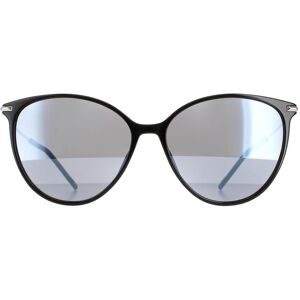 Hugo Boss Round Mens Black Silver Mirror 1272/s - One Size