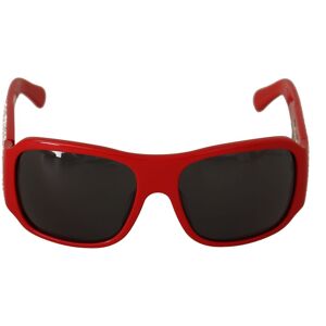 Dolce & Gabbana Womens Gorgeous Plastic Sunglasses With Swarovski Stones - Red - One Size