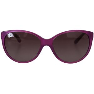 Dolce & Gabbana Womens Stylish Round Acetate Frame Sunglasses With Gray Lens - Purple - One Size